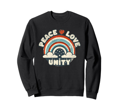 Teacher Unity Day Peace Love Unity Sweatshirt - Minimalist Print Unisex - T-Shirt, Sweatshirt, Hoodie