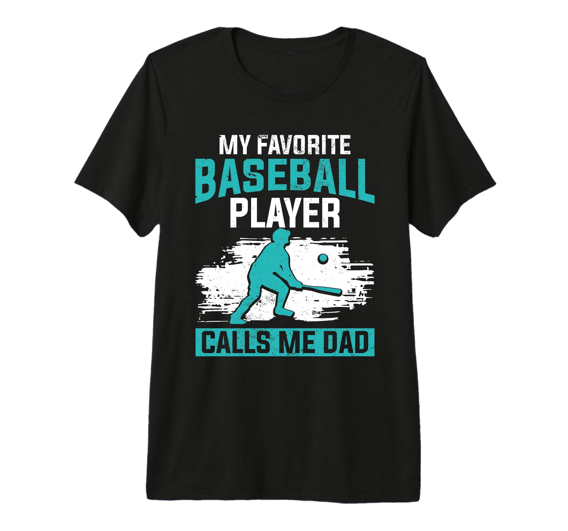 Fathers Day Baseball Dad Parent Tri T-Shirt - Aesthetic Graphic Unisex - T-Shirt, Sweatshirt, Hoodie