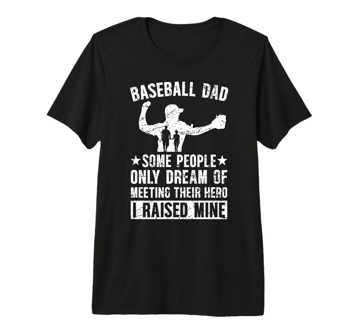 Mens Baseball Dad Proud Father T-Shirt - Novelty Apparel Men Women - T-Shirt, Sweatshirt, Hoodie