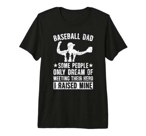 Mens Baseball Dad Proud Father T-Shirt - Novelty Apparel Men Women - T-Shirt, Sweatshirt, Hoodie