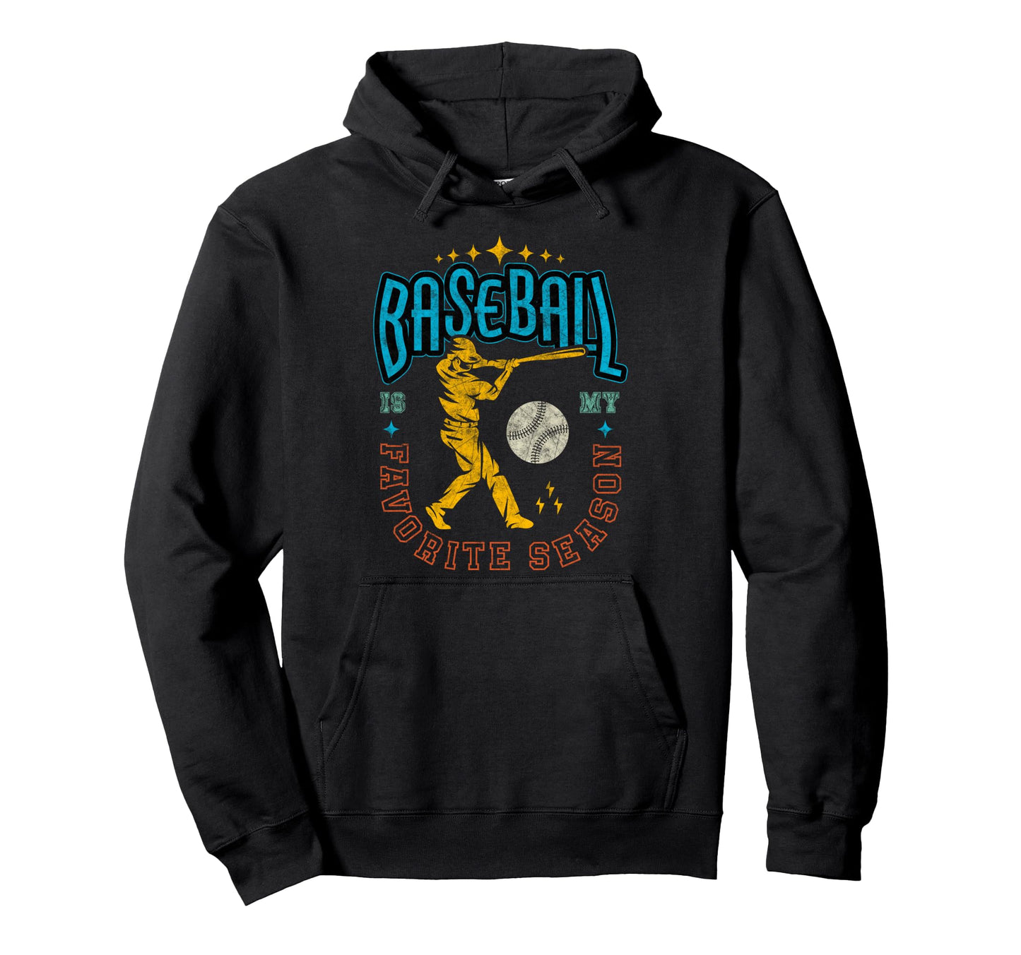 Baseball Is My Favorite Season Player Hoodie - Custom Art Print for Adults - T-Shirt, Sweatshirt, Hoodie