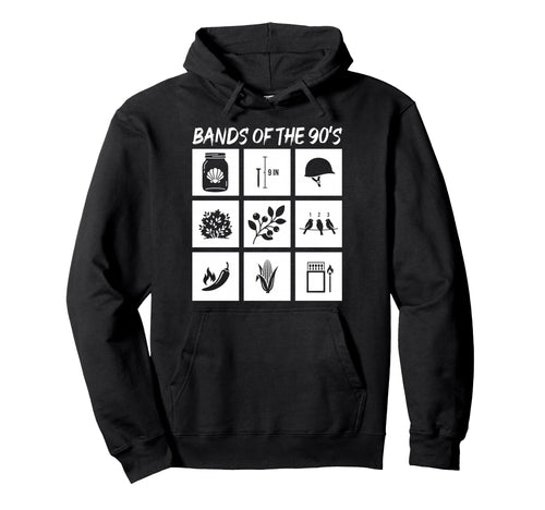 Bands 90S Rock Music Lover Heavy Metal Hoodie - Aesthetic Graphic Unisex - T-Shirt, Sweatshirt, Hoodie