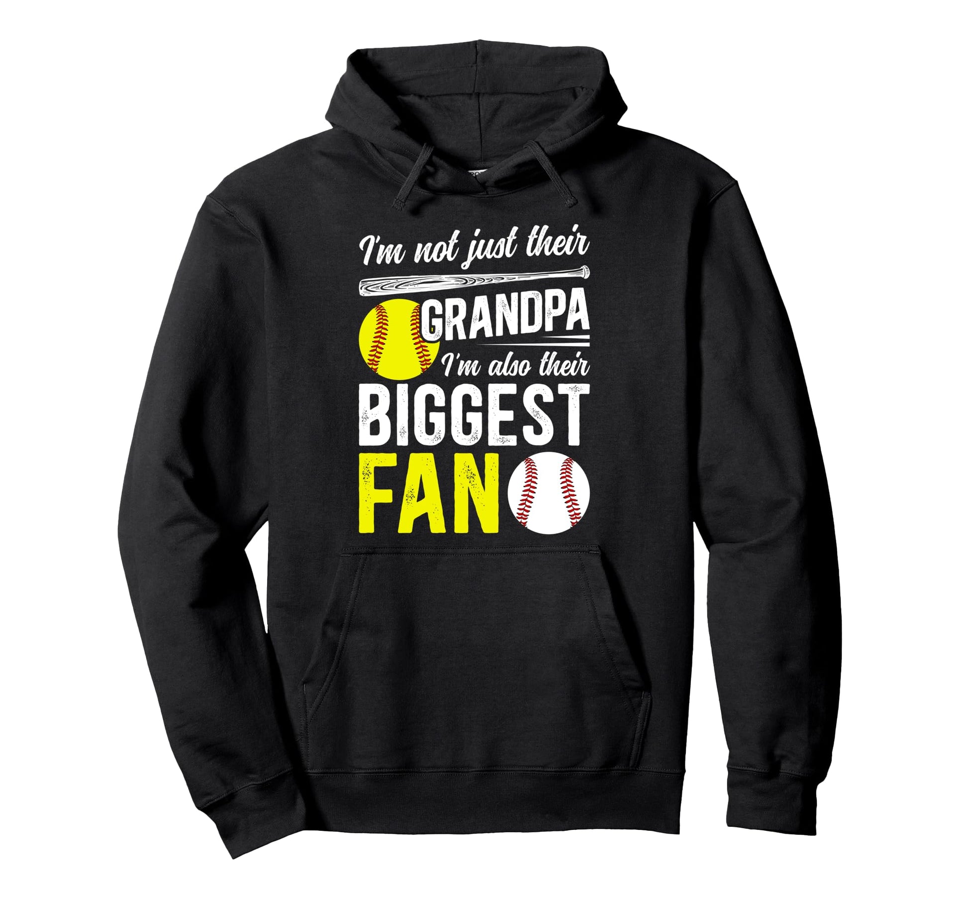 Their Biggest Fan Baseball Softball Hoodie - Custom Art Print Unisex - T-Shirt, Sweatshirt, Hoodie