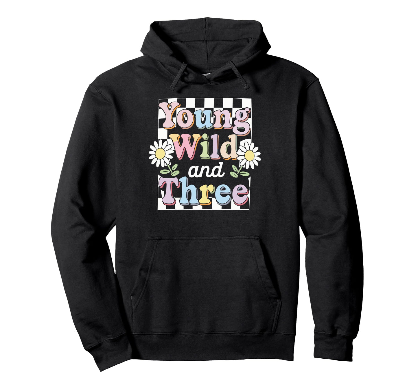 Young Wild And Three Florals Pastel Hoodie - Custom Art Print for Adults - T-Shirt, Sweatshirt, Hoodie