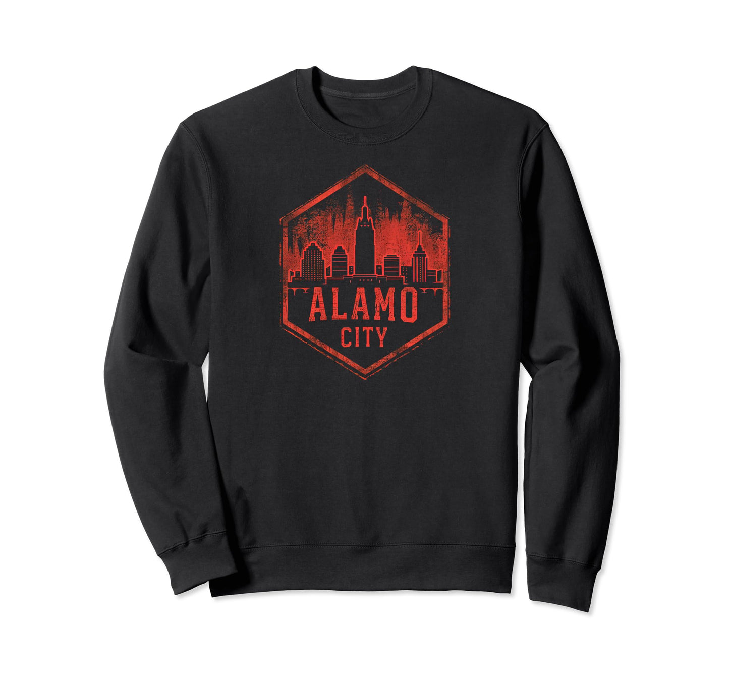 Alamo City Grit 90S Grunge Sweatshirt - Aesthetic Graphic for Adults - T-Shirt, Sweatshirt, Hoodie