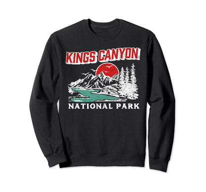 Kings Canyon National Park 80S Sweatshirt - Novelty Apparel Unisex - T-Shirt, Sweatshirt, Hoodie