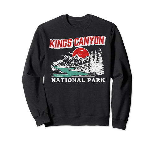 Kings Canyon National Park 80S Sweatshirt - Novelty Apparel Unisex - T-Shirt, Sweatshirt, Hoodie