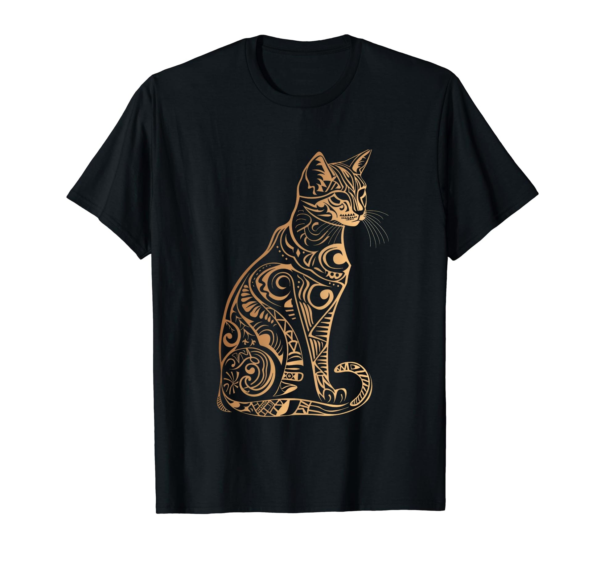 Cats Tribal T-Shirt - Fun Novelty Design for Adults - T-Shirt, Sweatshirt, Hoodie