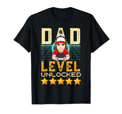 Dad Level Unlocked Gamer Gaming Anime T-Shirt - Unique Graphic for Adults - T-Shirt, Sweatshirt, Hoodie