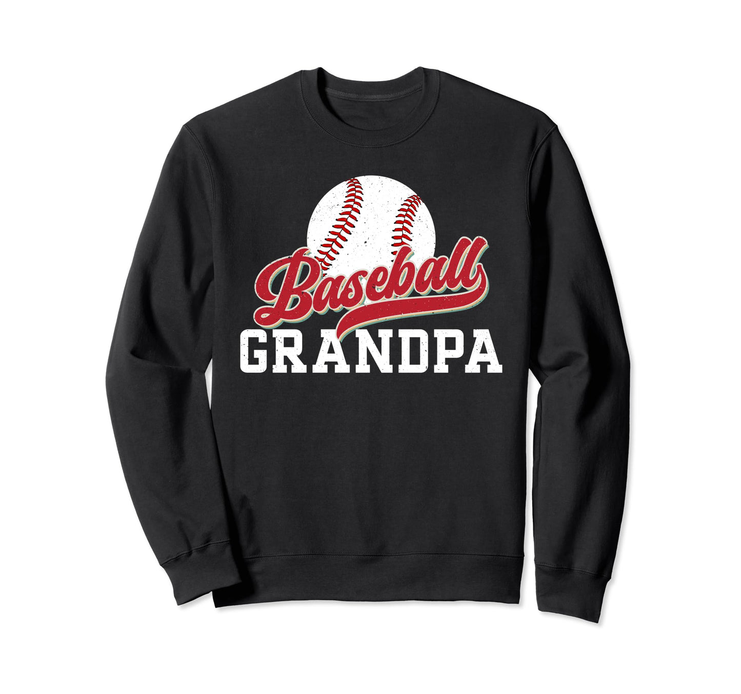 Baseball Grandpa Baseball Player Sweatshirt - Custom Art Print for Adults - T-Shirt, Sweatshirt, Hoodie