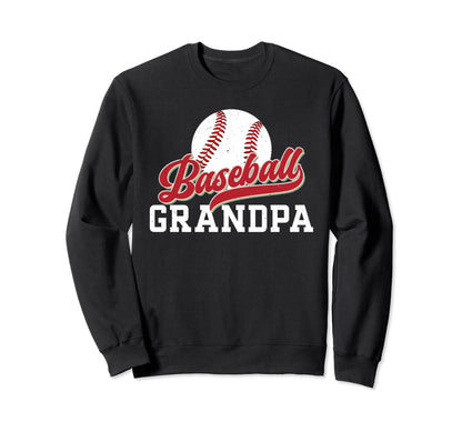Baseball Grandpa Baseball Player Sweatshirt - Custom Art Print for Adults - T-Shirt, Sweatshirt, Hoodie