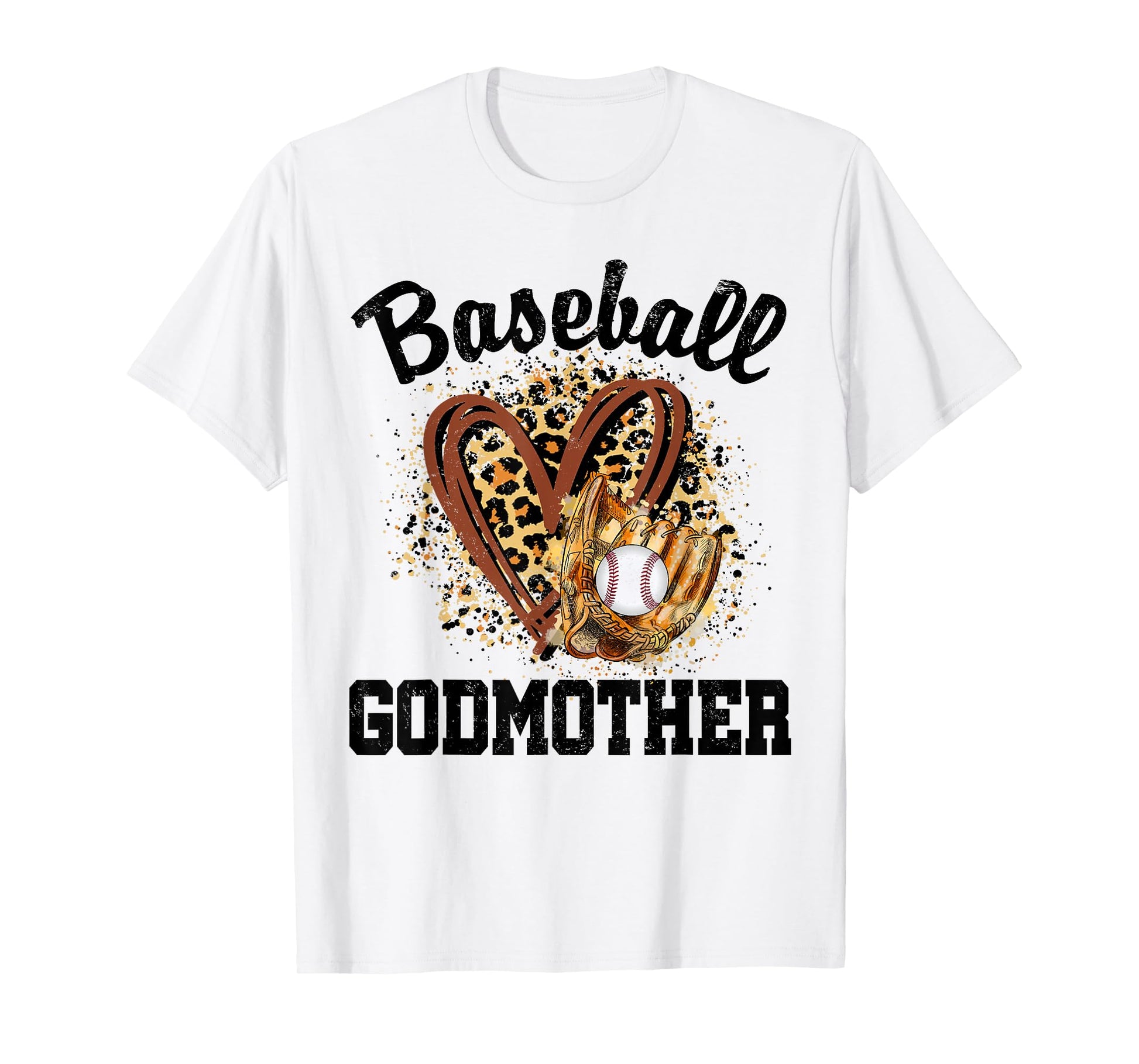 Leopard Heart Baseball Matching Sweatshirt - Minimalist Print Men Women - T-Shirt, Sweatshirt, Hoodie