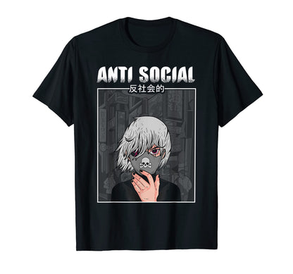 Sad Anime Japanese Art Harajuku T-Shirt - Fun Novelty Design Unisex - T-Shirt, Sweatshirt, Hoodie