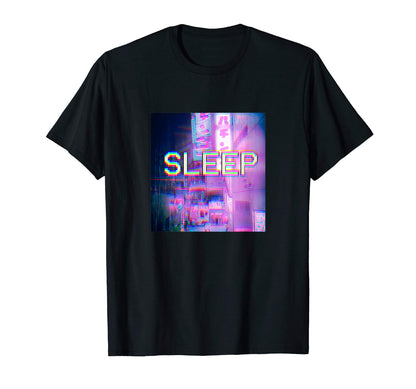 Sleep Vaporwave Aesthetic T-Shirt - Novelty Apparel Unisex - T-Shirt, Sweatshirt, Hoodie
