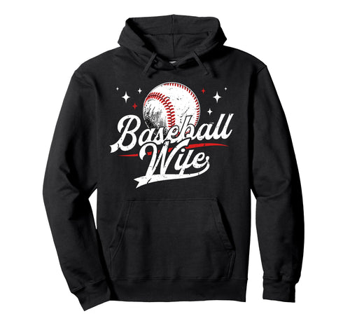 Baseball Wife Proud Baseball Players Wife Hoodie - Unique Graphic Men Women - T-Shirt, Sweatshirt, Hoodie