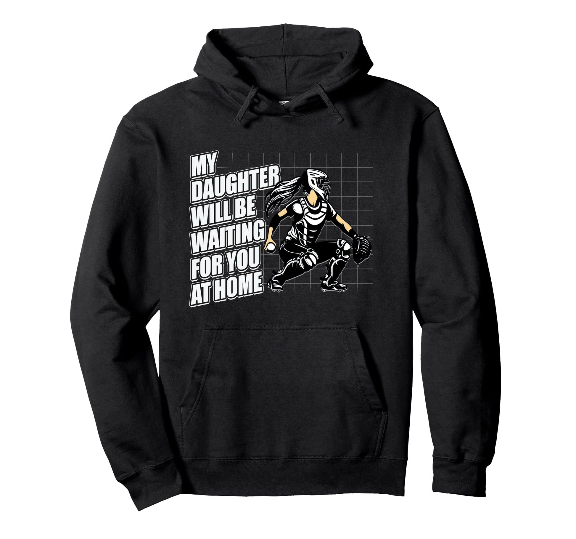 Softball Catcher Proud Mom And Dad Game Hoodie - Novelty Apparel Men Women - T-Shirt, Sweatshirt, Hoodie
