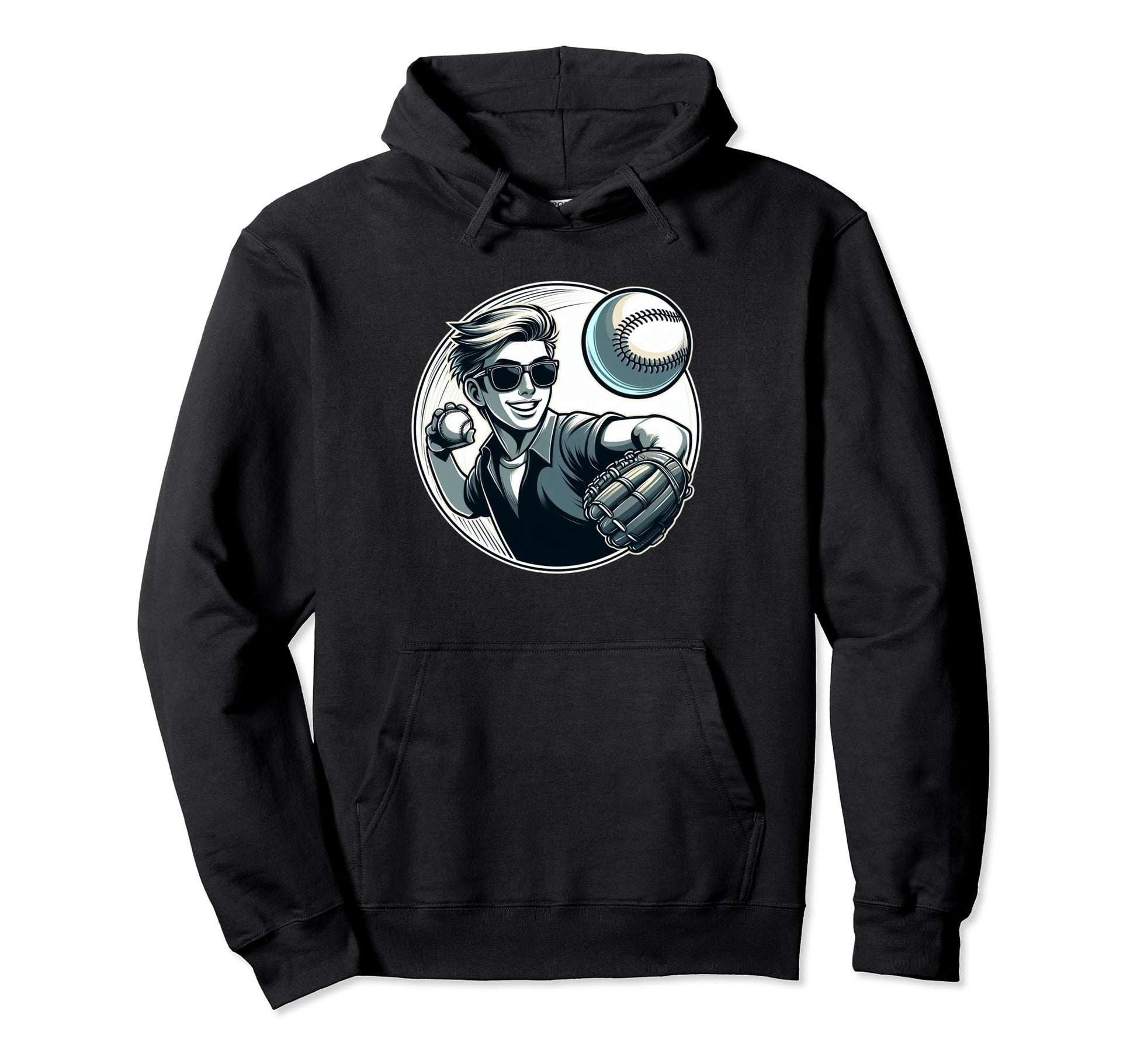 Stylish Baseball Player Brother Fan Hoodie - Streetwear Style for Adults - T-Shirt, Sweatshirt, Hoodie