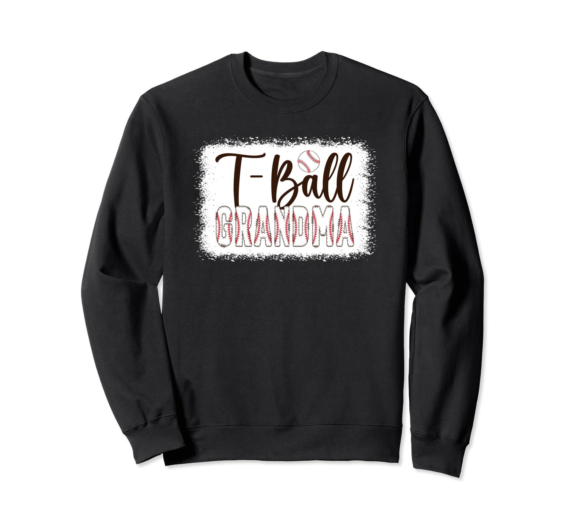 T Ball Grandma Baseball T Ball Player Sweatshirt - Graphic Print Unisex - T-Shirt, Sweatshirt, Hoodie