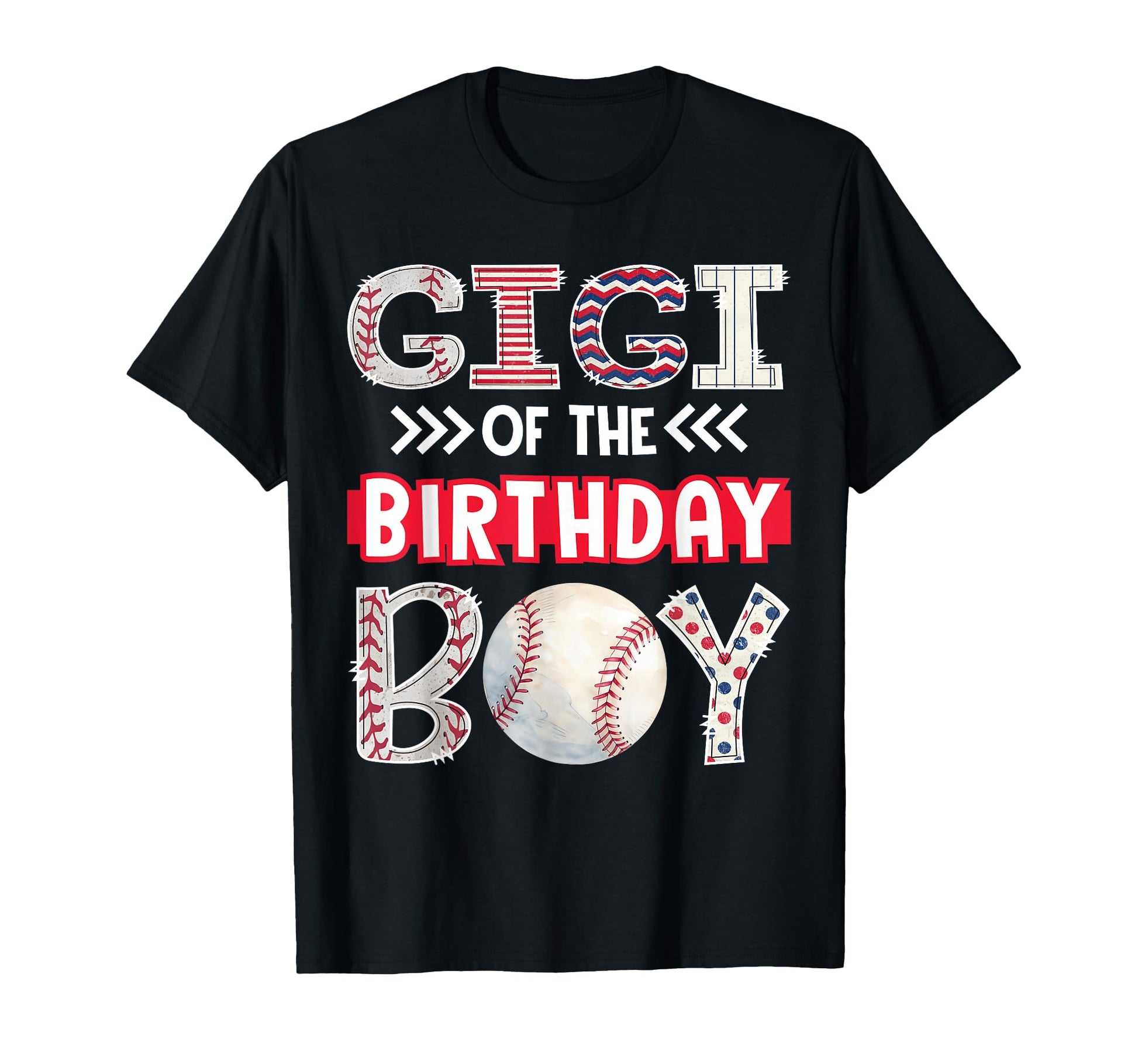 Gigi Birthday Baseball Family Squad T-Shirt - Trendy Graphic Unisex - T-Shirt, Sweatshirt, Hoodie