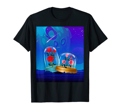 Atom Punk Aesthetic Vaporwave Roses T-Shirt - Custom Art Print Unisex - T-Shirt, Sweatshirt, Hoodie