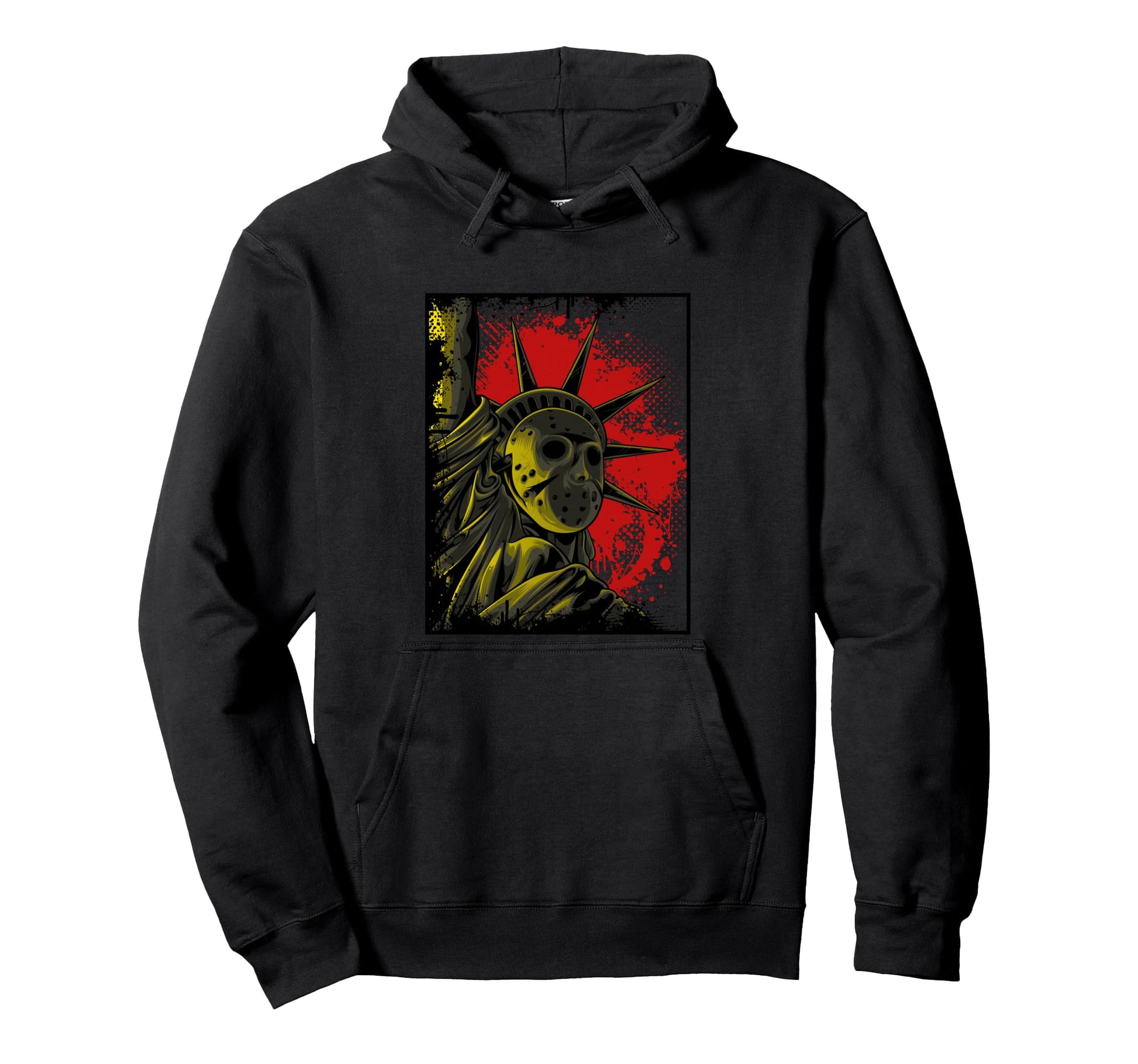 Statue Liberty Halloween Aesthetic Edgy Hoodie - Streetwear Style Unisex - T-Shirt, Sweatshirt, Hoodie