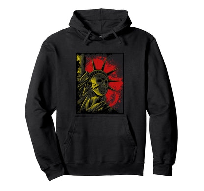 Statue Liberty Halloween Aesthetic Edgy Hoodie - Streetwear Style Unisex - T-Shirt, Sweatshirt, Hoodie