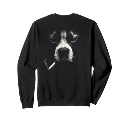 Boxer Smoking Cigarette Grunge Meme Sweatshirt - Streetwear Style Unisex - T-Shirt, Sweatshirt, Hoodie