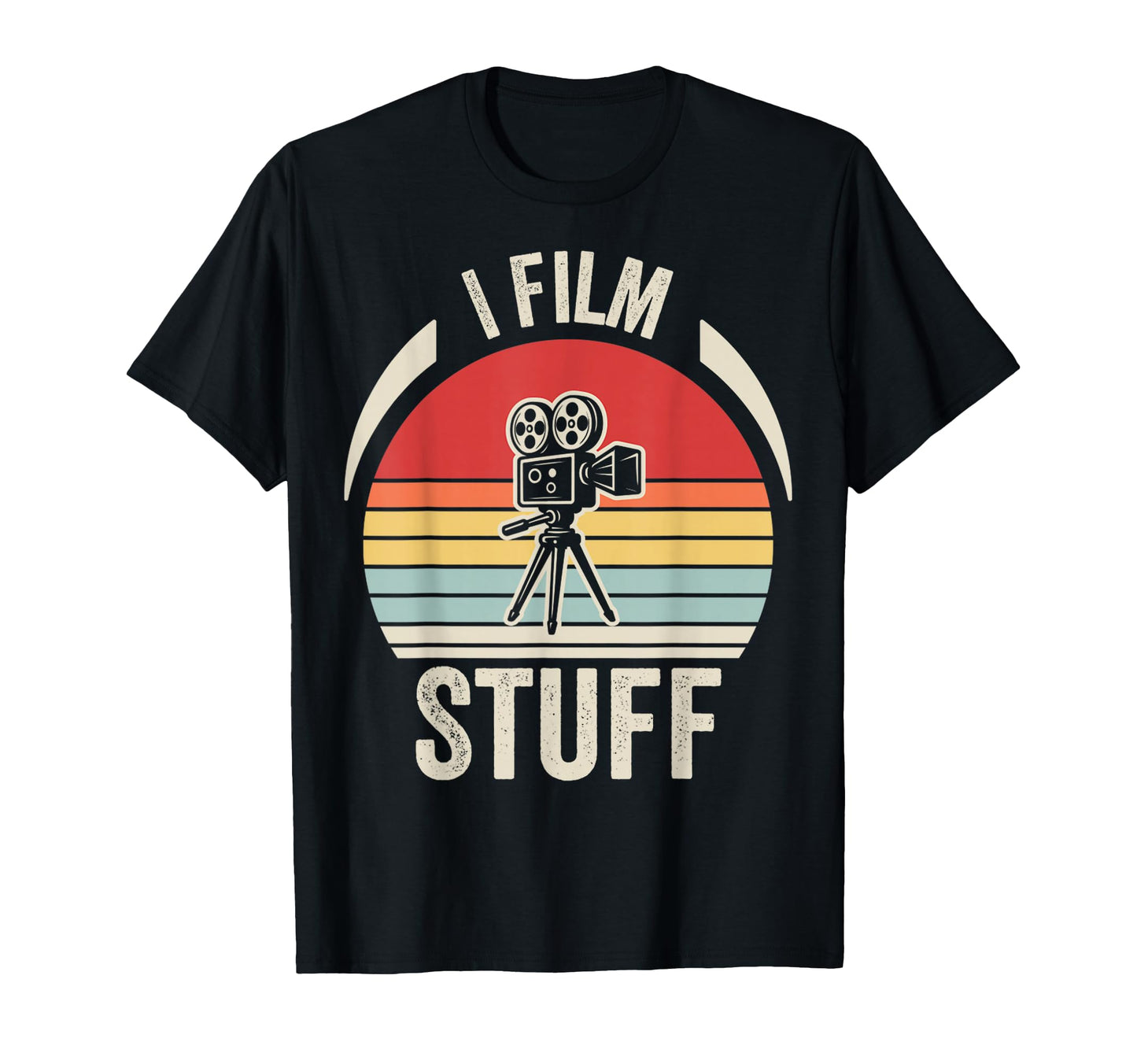 I Film Stuff Filmmaker Camera T-Shirt - Minimalist Print Men Women - T-Shirt, Sweatshirt, Hoodie