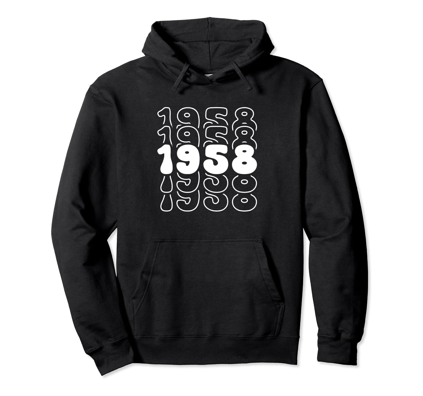 66 Year Old Groovy 66Th Birthday Boho Hippie Hoodie - Trendy Graphic Unisex - T-Shirt, Sweatshirt, Hoodie
