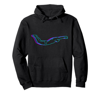 Swimming Swimmer Swim Vaporwave Hoodie - Unique Graphic for Adults - T-Shirt, Sweatshirt, Hoodie