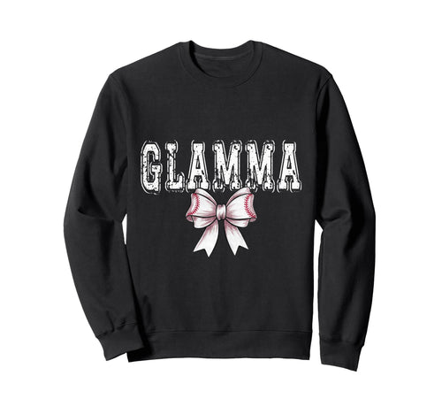 Coquette Baseball Glamma Spirit Sweatshirt - Trendy Graphic for Adults - T-Shirt, Sweatshirt, Hoodie