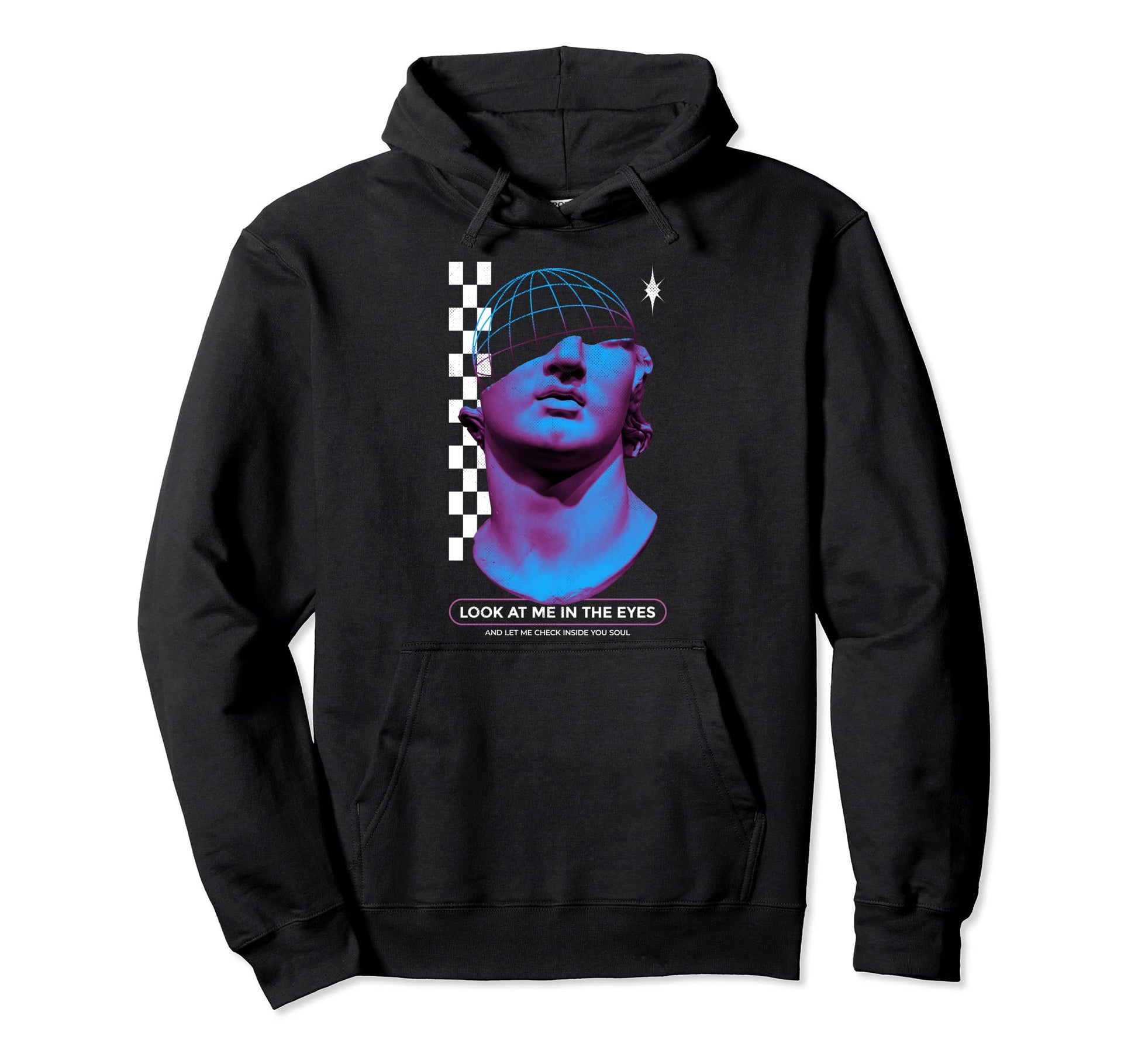 Vaporwave Statue Sad Soul Grunge Hoodie - Aesthetic Graphic for Adults - T-Shirt, Sweatshirt, Hoodie