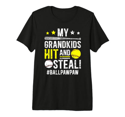 Mens Ball Pawpaw Baseball Softball T-Shirt - Custom Art Print for Adults - T-Shirt, Sweatshirt, Hoodie