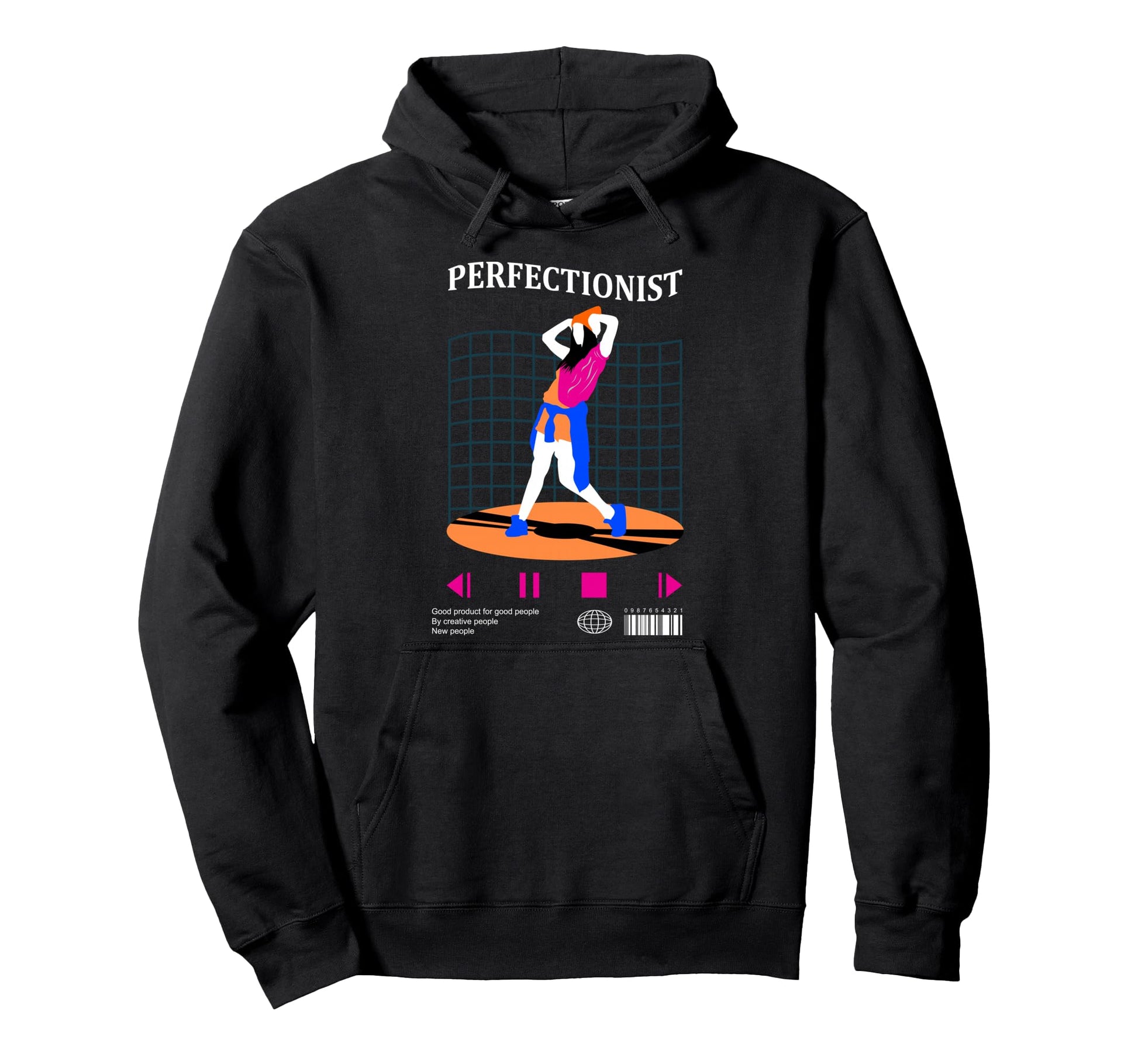 Perfectionist Dancing Aesthetic Edgy Hoodie - Streetwear Style Men Women - T-Shirt, Sweatshirt, Hoodie