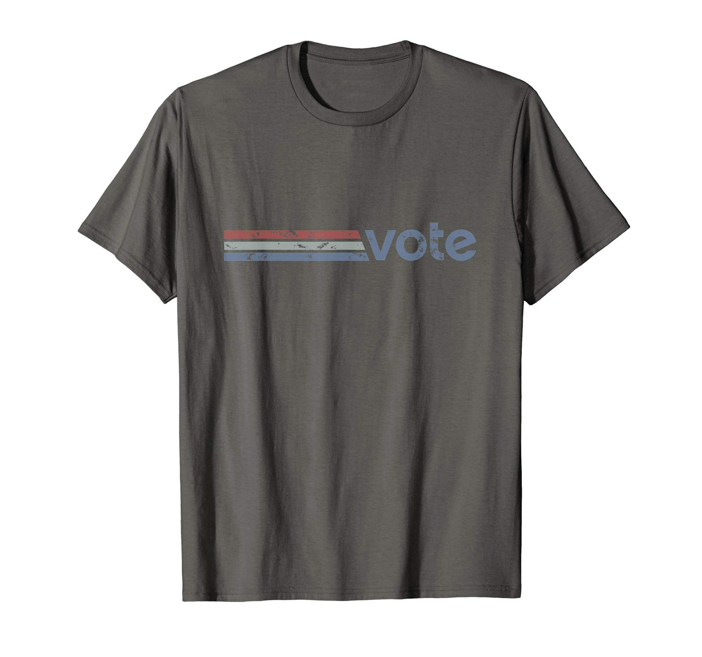 Vote Faded Stripes Vote T-Shirt - Streetwear Style for Adults - T-Shirt, Sweatshirt, Hoodie