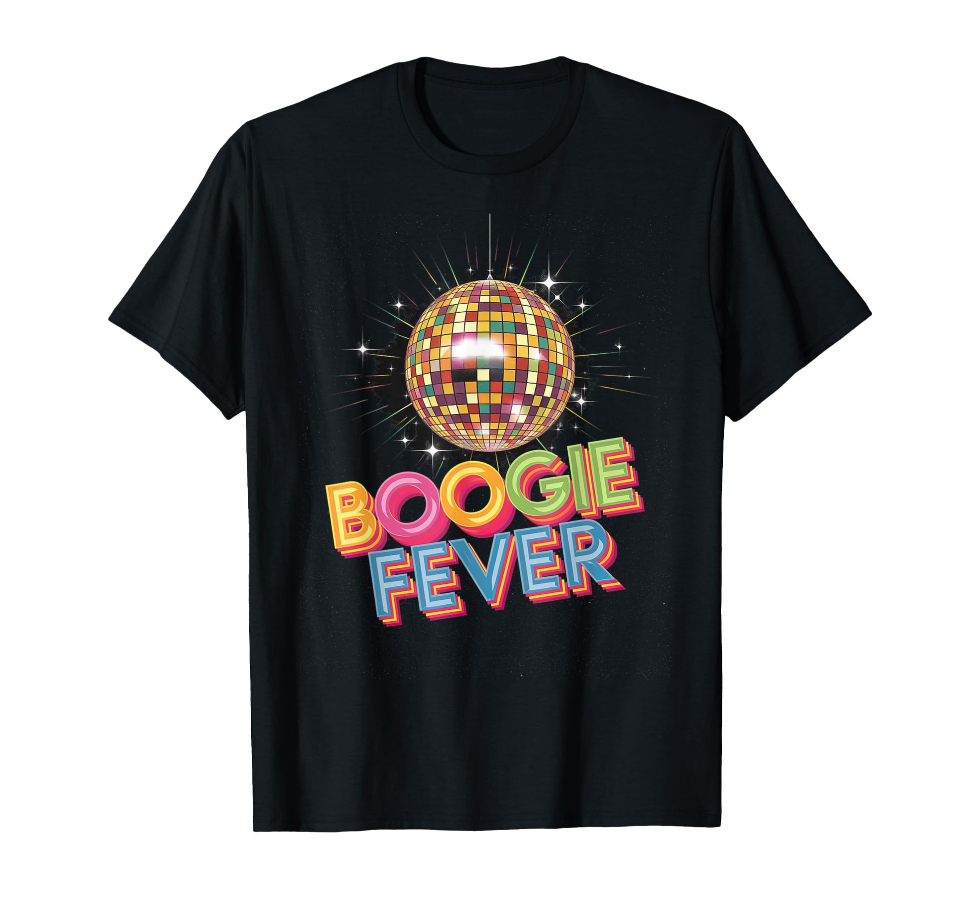 Disco Ball Boogie Fever Discoball Party T-Shirt - Custom Art Print Unisex - T-Shirt, Sweatshirt, Hoodie