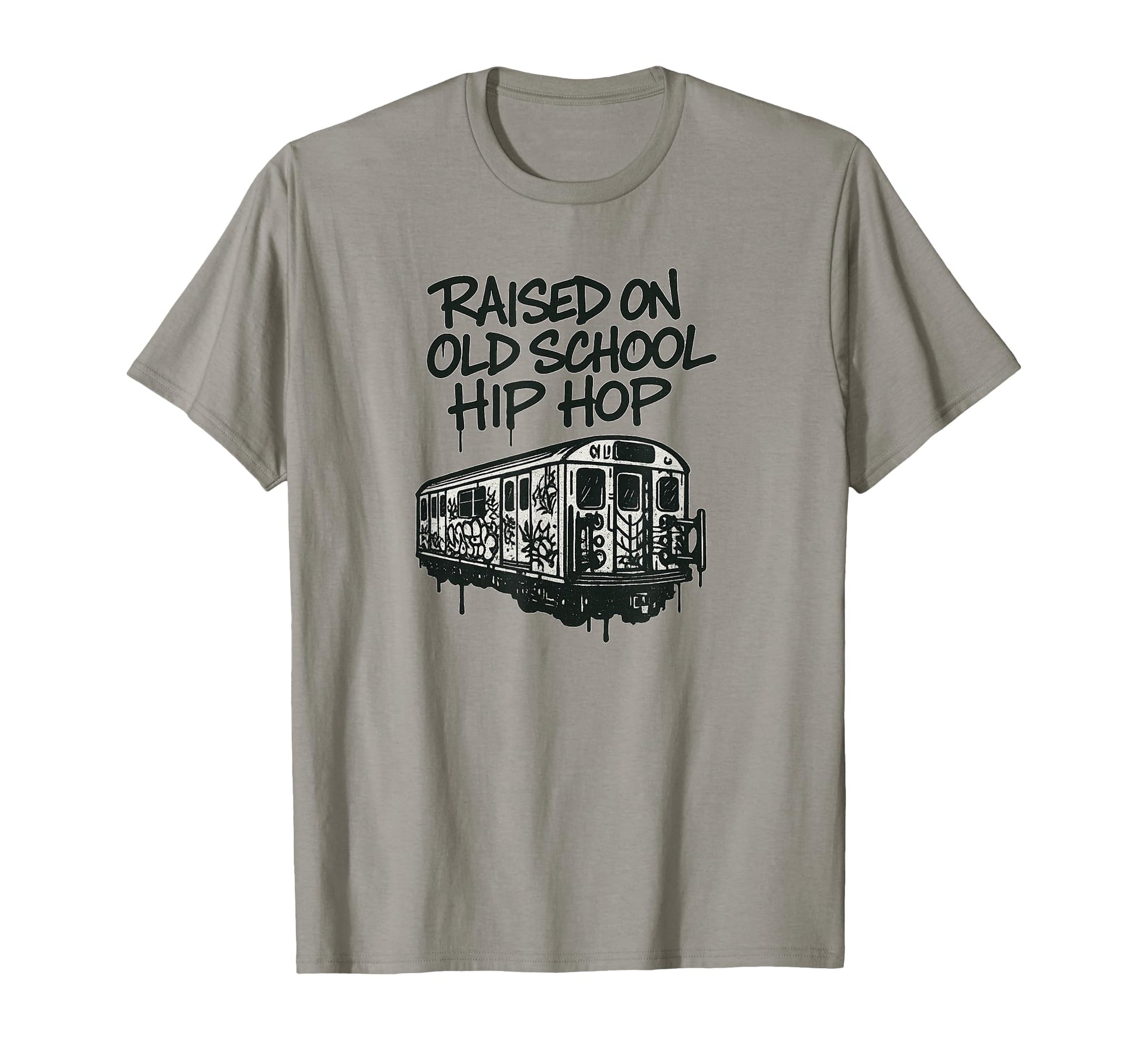 Raised Old School Hip Hop Graffiti Train T-Shirt - Custom Art Print Unisex - T-Shirt, Sweatshirt, Hoodie