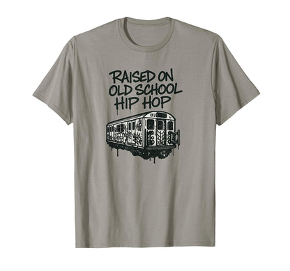 Raised Old School Hip Hop Graffiti Train T-Shirt - Custom Art Print Unisex - T-Shirt, Sweatshirt, Hoodie