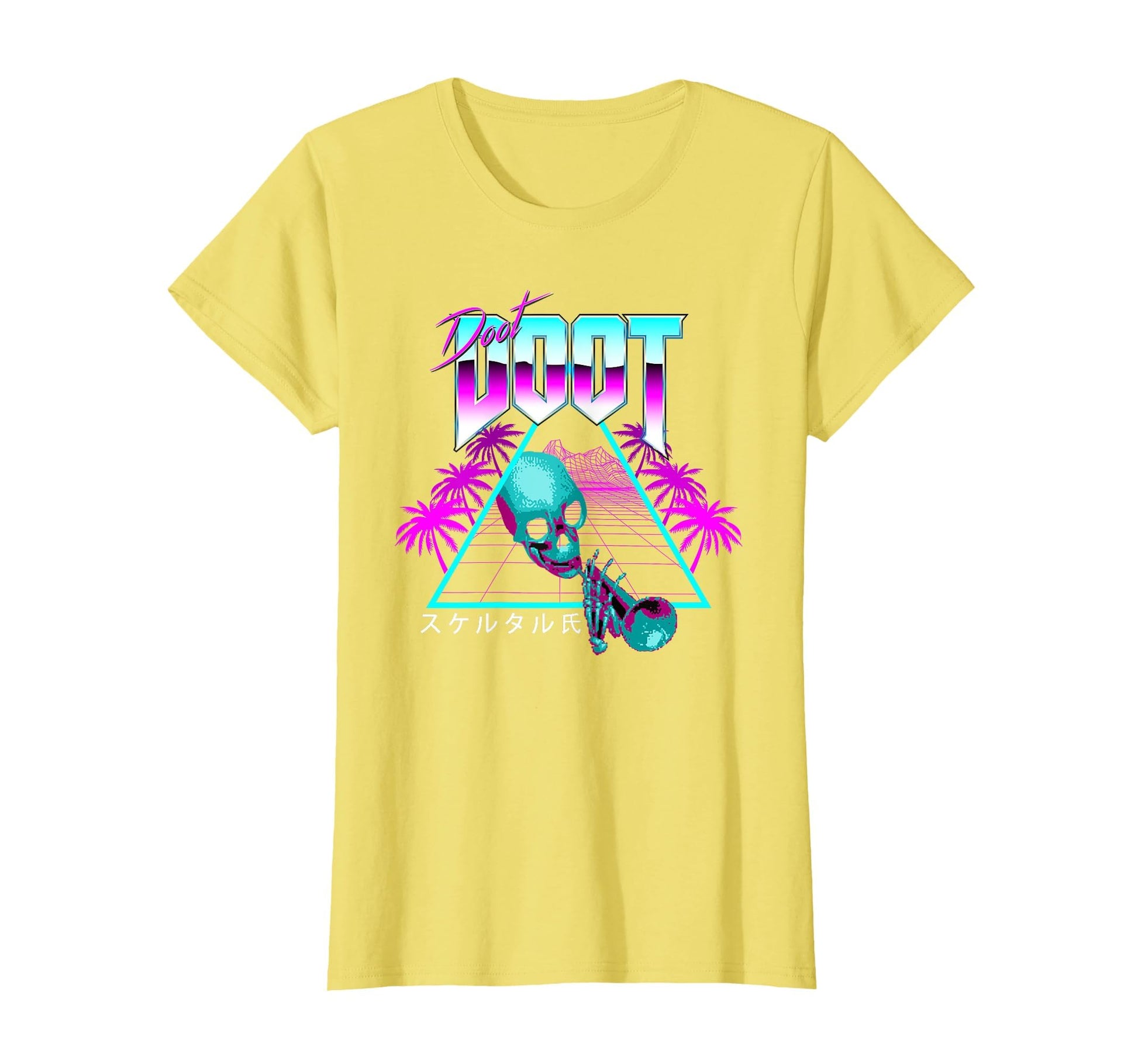 Doot Doot Mr Skeltal Aesthetic Vaporwave T-Shirt - Graphic Print Men Women - T-Shirt, Sweatshirt, Hoodie