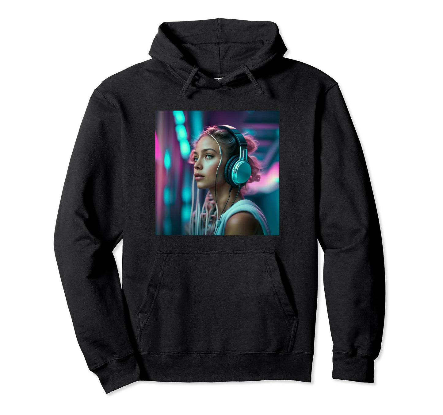 Anime Gamer Music Vaporwave Aesthetic Hoodie - Custom Art Print for Adults - T-Shirt, Sweatshirt, Hoodie