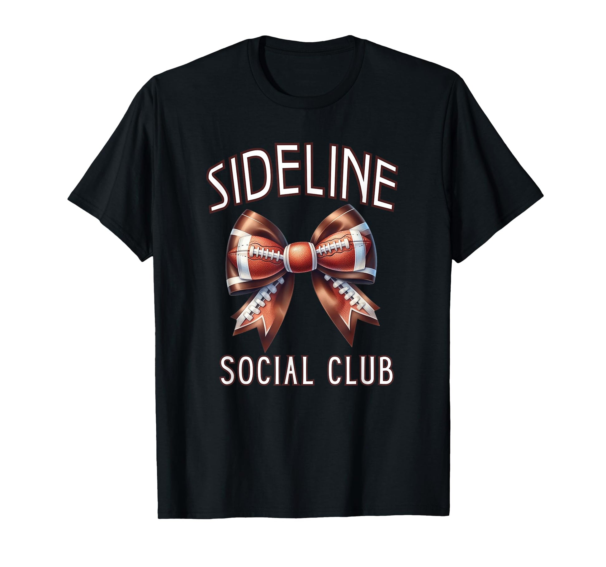 Football Mom Sideline Social Club T-Shirt - Novelty Apparel Men Women - T-Shirt, Sweatshirt, Hoodie