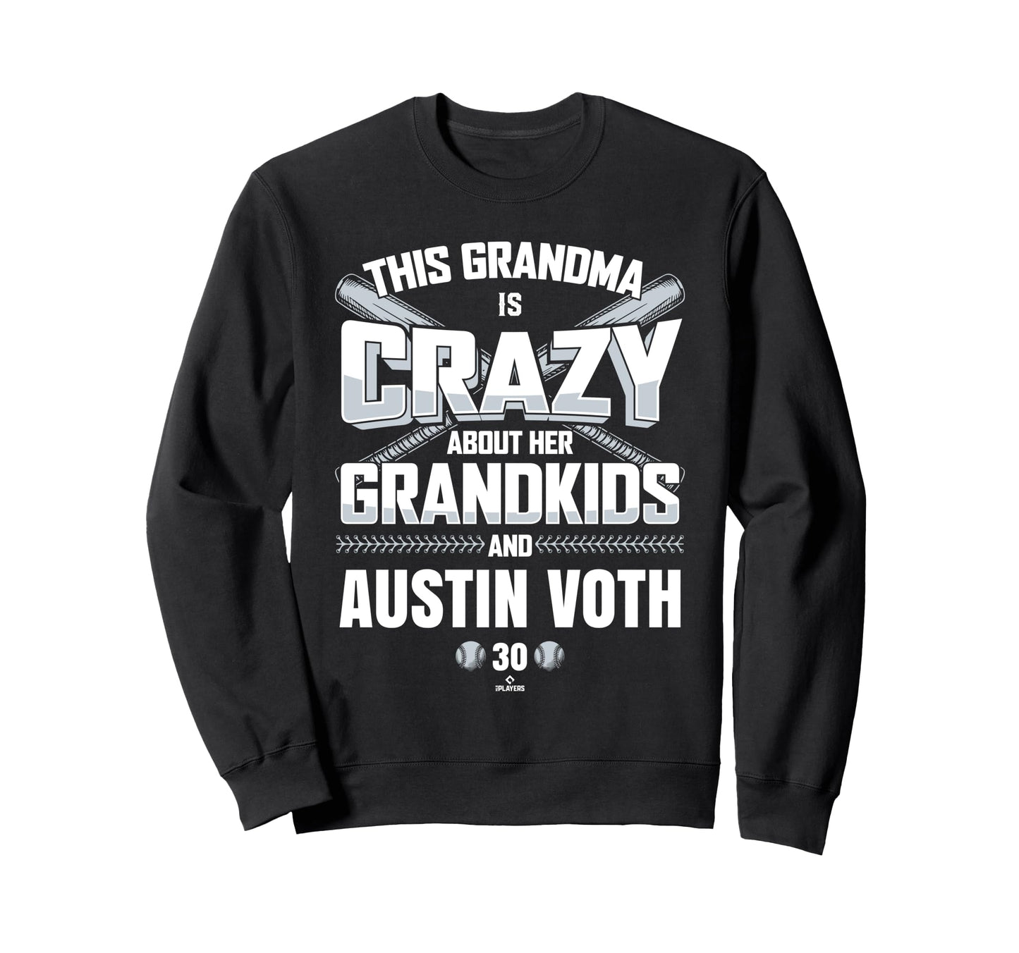 Grandma Crazy Austin Voth Seattle Sweatshirt - Trendy Graphic for Adults - T-Shirt, Sweatshirt, Hoodie
