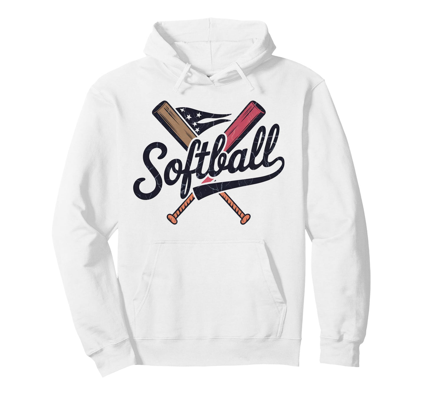 Softball Vibes Groovy Game Day Hoodie - Graphic Print for Adults - T-Shirt, Sweatshirt, Hoodie