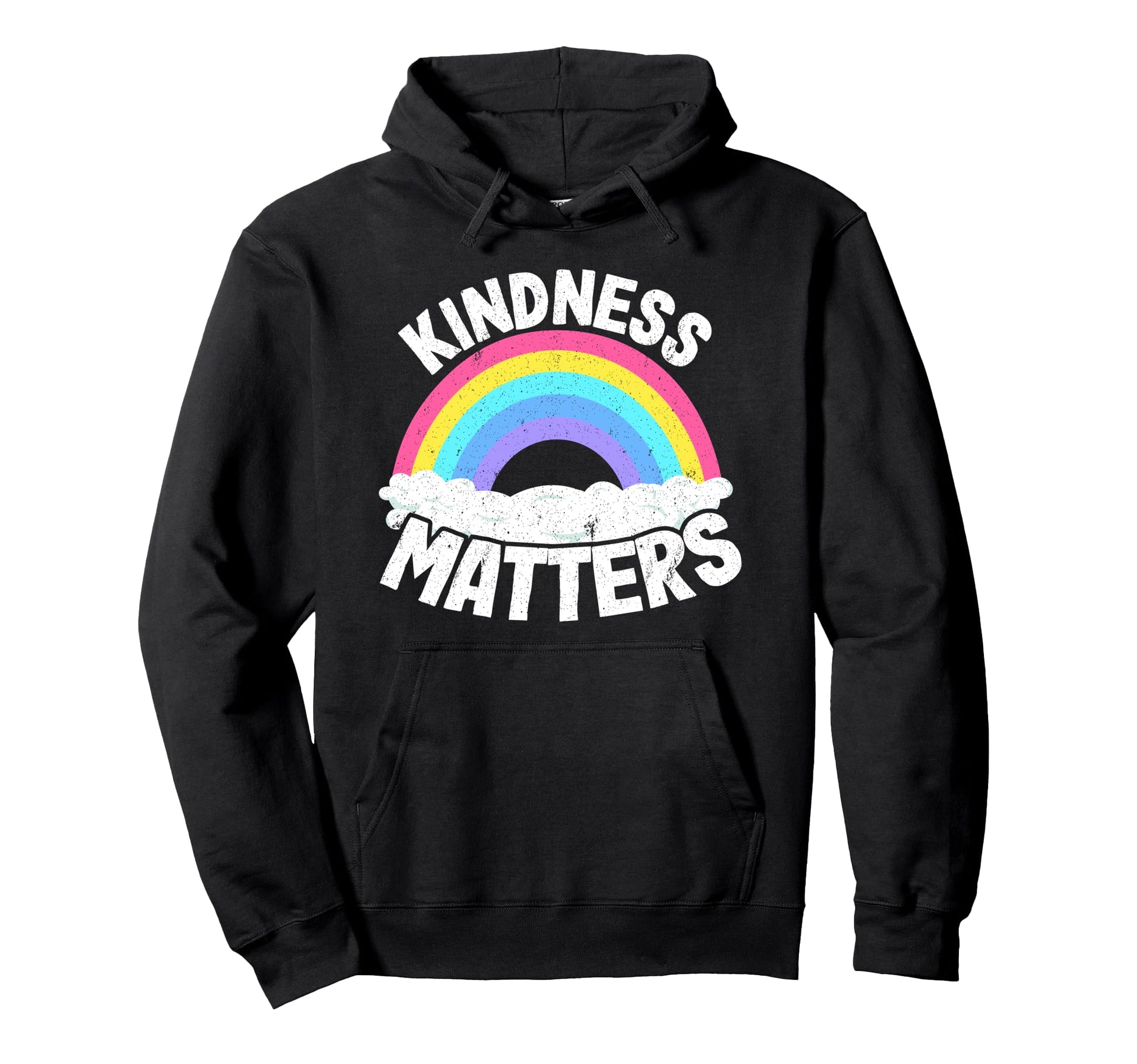 Positive Anti Bullying Rainbow Sped Hoodie - Trendy Graphic Men Women - T-Shirt, Sweatshirt, Hoodie