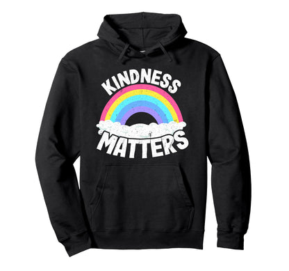 Positive Anti Bullying Rainbow Sped Hoodie - Trendy Graphic Men Women - T-Shirt, Sweatshirt, Hoodie