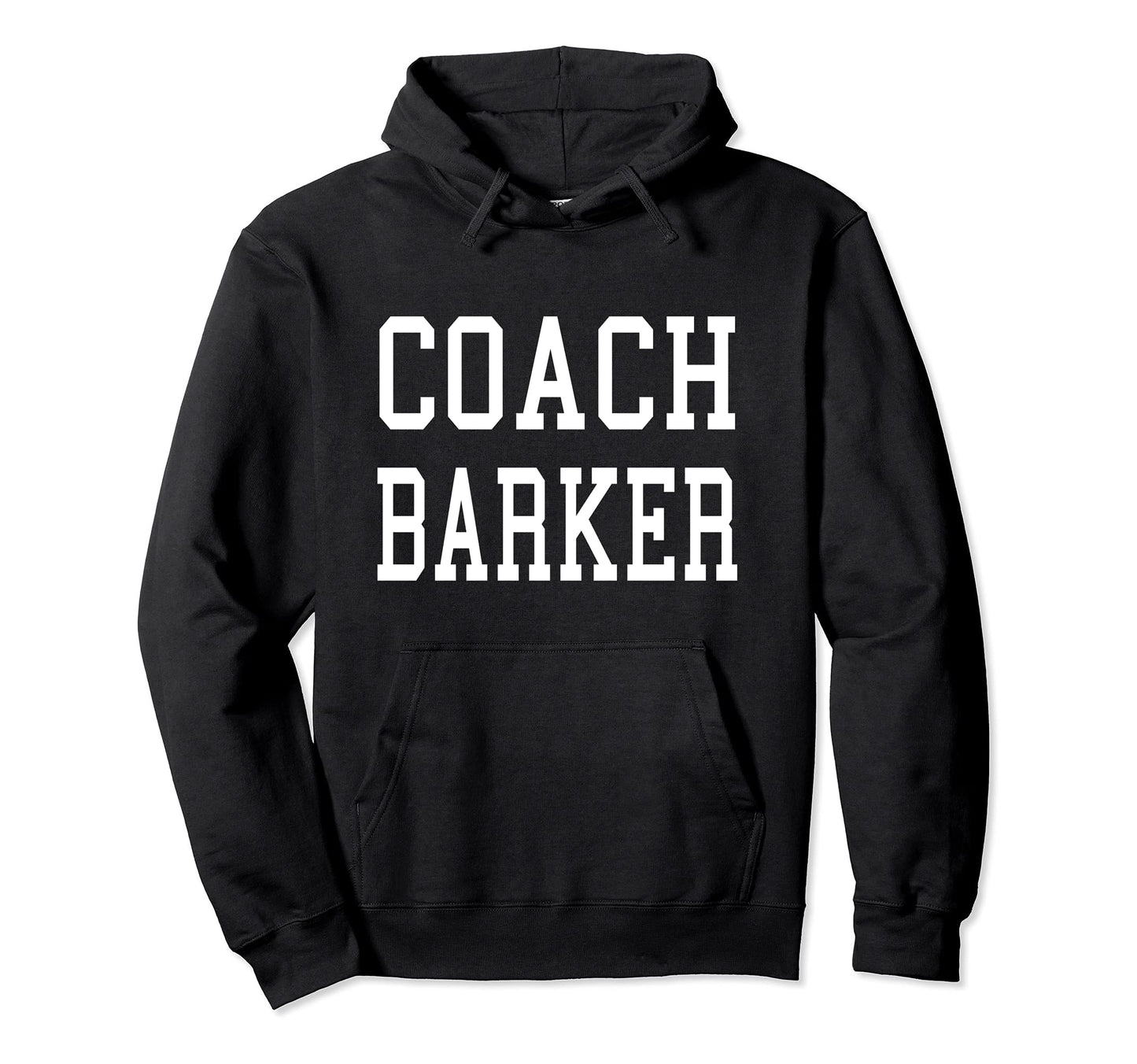 Coach Barker Custom Football Soccer Hoodie - Custom Art Print Men Women - T-Shirt, Sweatshirt, Hoodie