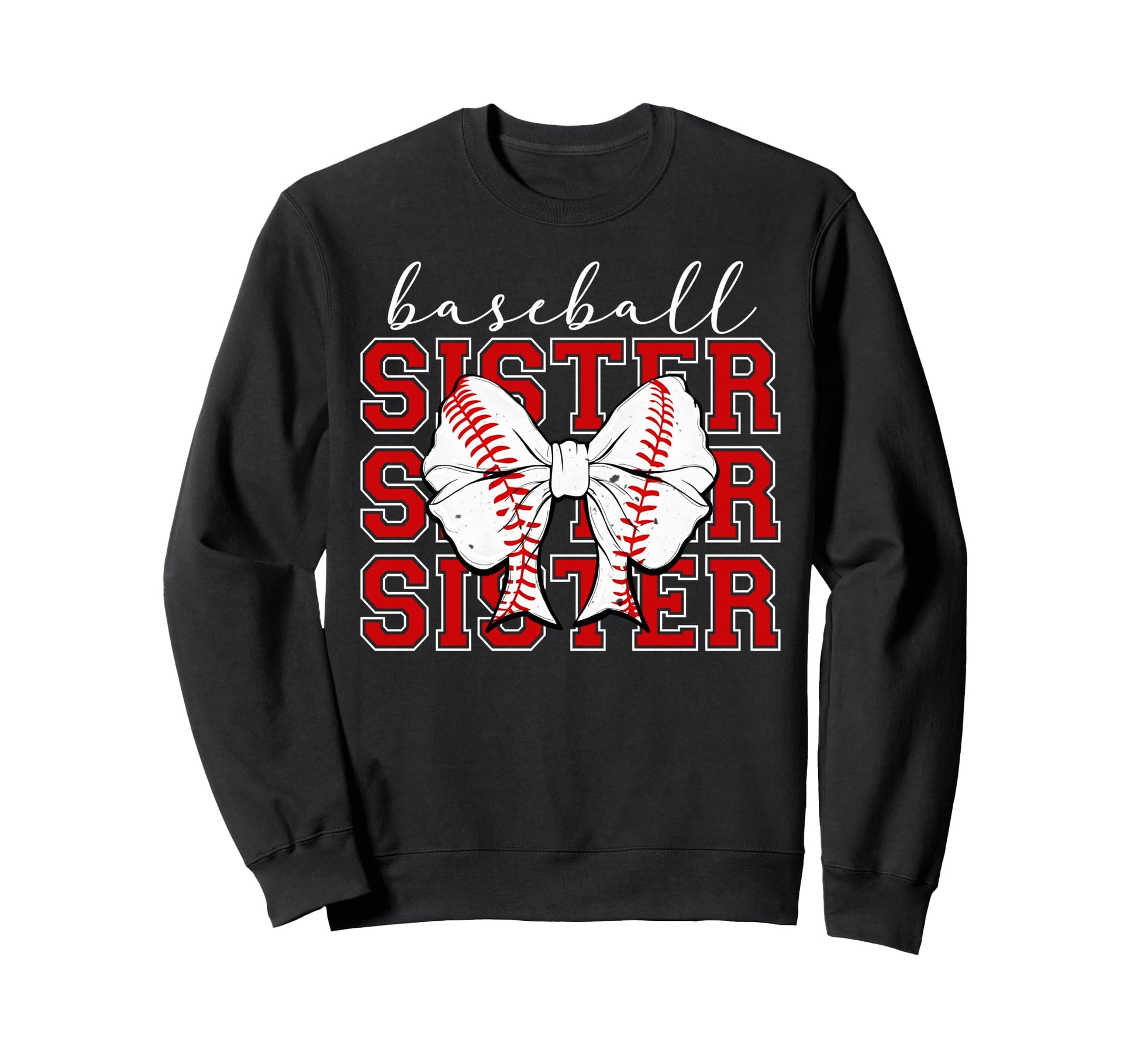 Baseball Sister Sport Lover Sister Sweatshirt - Minimalist Print Unisex - T-Shirt, Sweatshirt, Hoodie