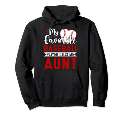 My Favorite Baseball Player Calls Hoodie - Casual Everyday Wear for Adults - T-Shirt, Sweatshirt, Hoodie
