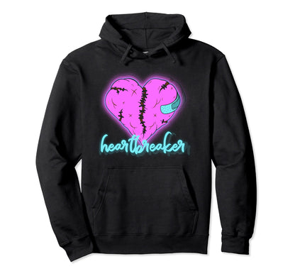 Fixed Broken Heart Bandaged Hoodie - Casual Everyday Wear Unisex - T-Shirt, Sweatshirt, Hoodie
