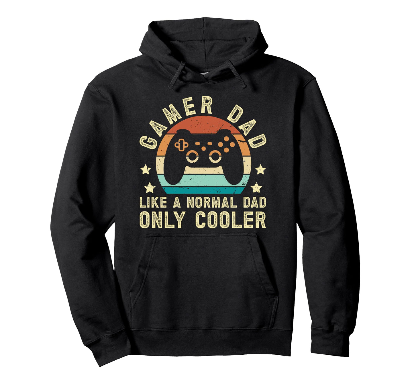 Gamer Dad Gaming Dad Video Game Dad Hoodie - Unique Graphic Men Women - T-Shirt, Sweatshirt, Hoodie